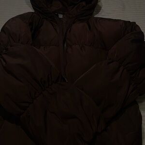 Women's Brown Puffer Jacket